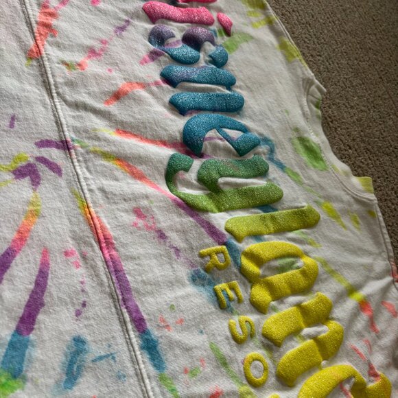 Disneyland Resort Neon Tie Dye Spirit Jersey Size S PRE-OWNED - Picture 3 of 5